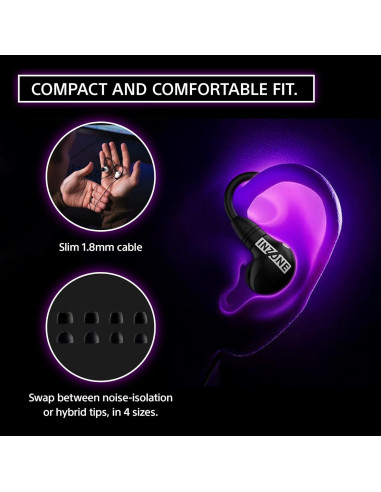 Auriculares In-Ear Sony INZONE E9 para Juegos FPS, Negro