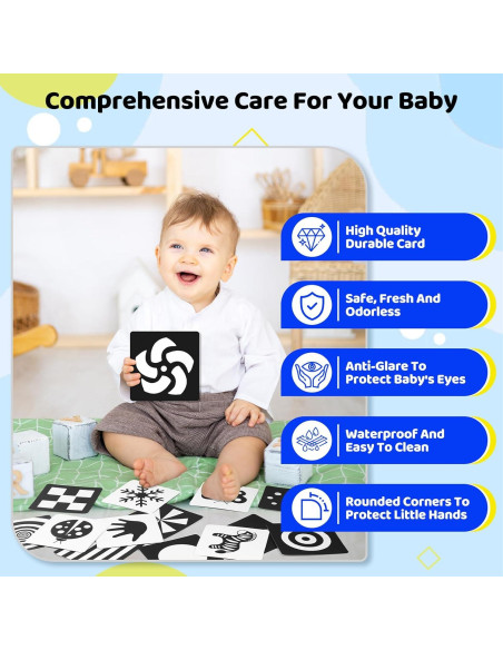 Juguetes de Alto Contraste AJsupojouet para Bebés 0-6 Meses Juguetes de Alto Contraste AJsupojouet para Bebés 0-6 Meses