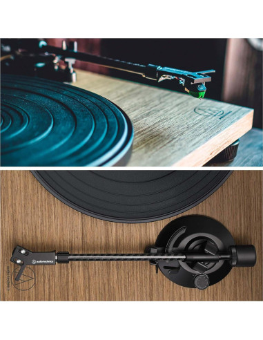 Tocadiscos Manual de Correa Audio-Technica AT-LPW40WN con Accesorios