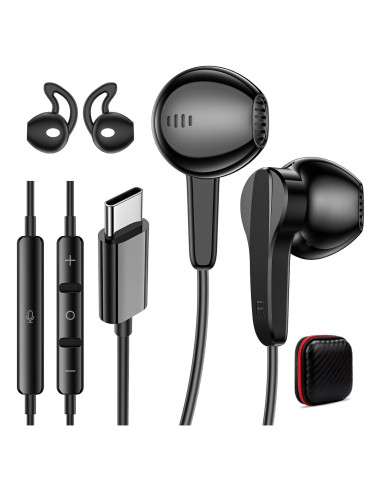 Auriculares USB-C iMangoo con Micrófono y Sonido Digital