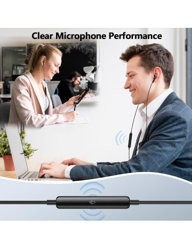 Auriculares USB-C iMangoo con Micrófono y Sonido Digital