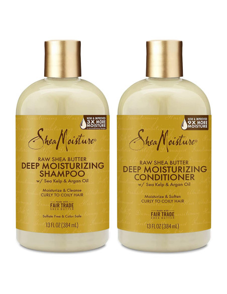 Conjunto Champú y Acondicionador Shea Moisture 2x400ml Hidratación Conjunto Champú y Acondicionador Shea Moisture 2x400ml Hidratación
