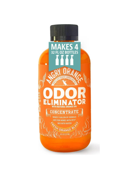 Eliminador de Olores de Mascotas Angry Orange 236ml - Aroma Cítricos Eliminador de Olores de Mascotas Angry Orange 236ml - Aroma Cítricos