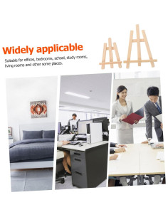 Soporte de Teléfono de Madera STOBOK 2 Piezas Plegable 2