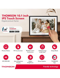 Marco Digital WiFi THOMSON 10.1" Pantalla Táctil HD 32GB 2