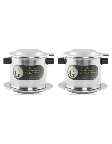 Goteador de Café Vietnamita Gladiator 15oz Acero Inoxidable