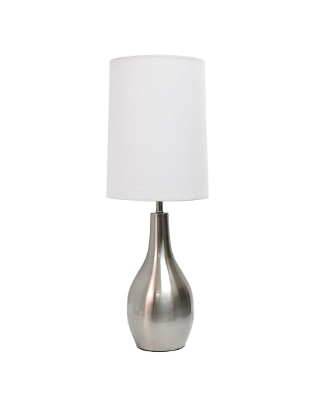 Lámpara de Mesa Simple Designs LT3303-BSN Níquel Cepillado 1 Luz Lámpara de Mesa Simple Designs LT3303-BSN Níquel Cepillado 1 Luz