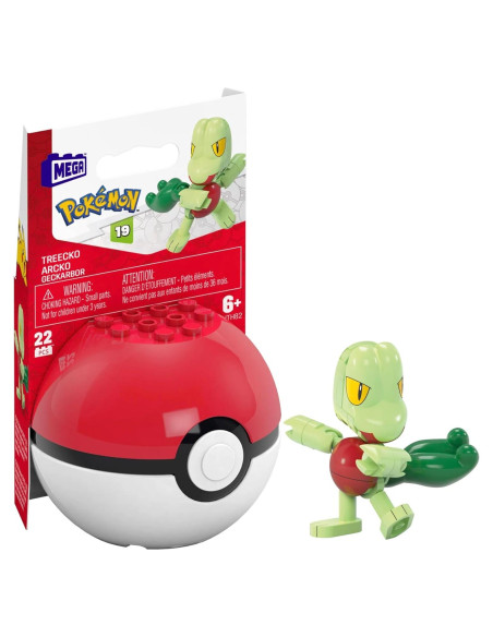 Kit de Construcción Pokémon Treecko MEGA 22 Piezas para Niños Kit de Construcción Pokémon Treecko MEGA 22 Piezas para Niños