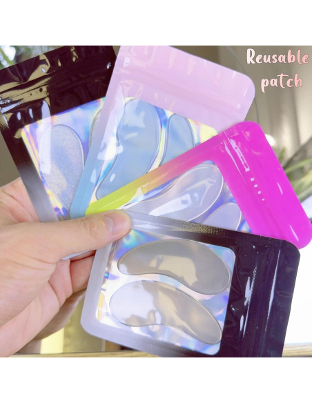 Parche para Ojos de Silicona ICONSIAM - Almohadillas Reutilizables para Elevación de Pestañas