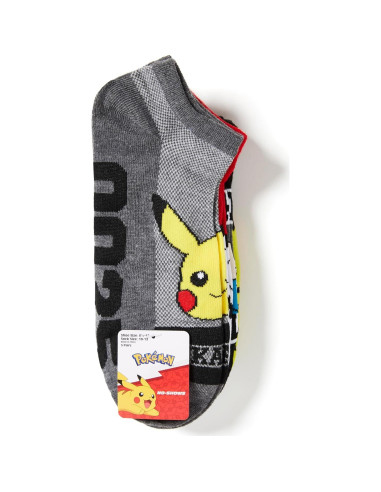Calcetines No Mostrar para Hombre Pokemon - 5 Paquetes