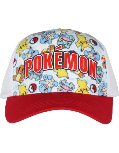 Gorra Trucker Snapback Pokemon para Jóvenes OSFM Multicolor