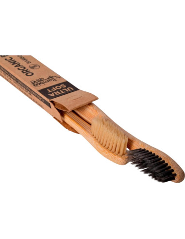Cepillos de Dientes de Bambú Bambookari - Paquete de 4 Cerdas Suaves