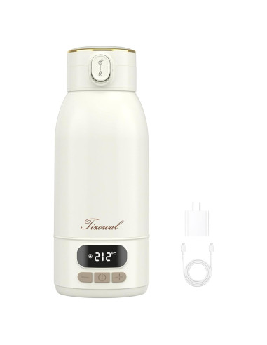 Calentador de Botellas Portátil 500ml - Multifuncional y Seguro