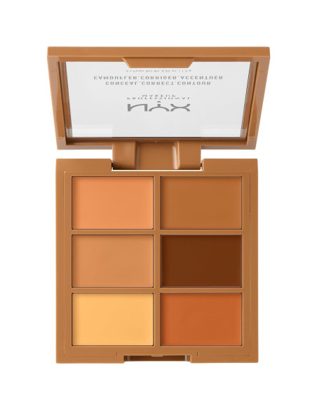 Paleta de Corrección y Contorno NYX - 6 Tonos Profundo Paleta de Corrección y Contorno NYX - 6 Tonos Profundo