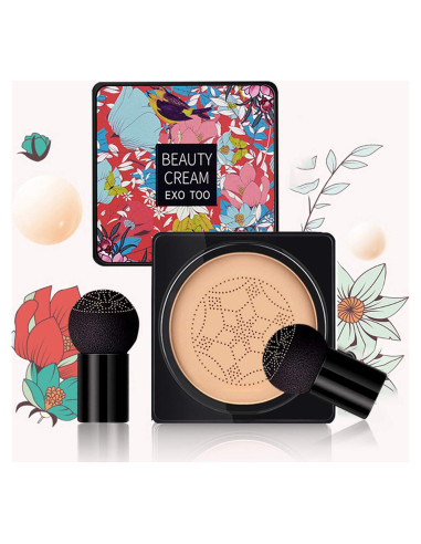 Base de Maquillaje CC NUIBO 21 mL con Esponja Hidratante