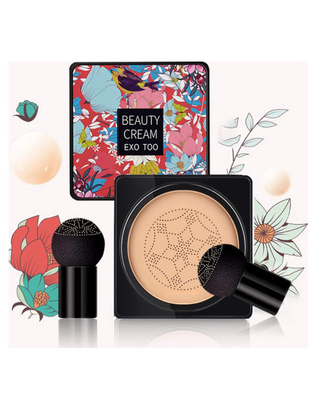 Base de Maquillaje CC NUIBO 21 mL con Esponja Hidratante Base de Maquillaje CC NUIBO 21 mL con Esponja Hidratante
