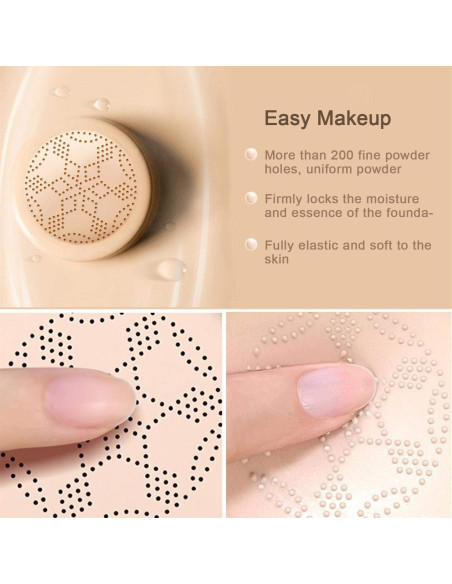 Base de Maquillaje CC NUIBO 21 mL con Esponja Hidratante Base de Maquillaje CC NUIBO 21 mL con Esponja Hidratante
