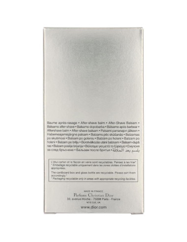 Bálsamo After Shave Dior Homme 100 ml - Hidratante y Suave