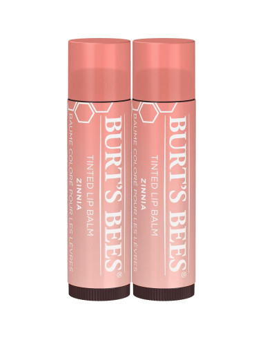 Bálsamo Labial Tinte Burt's Bees 2-Pack Zinnia y Flor Rosa