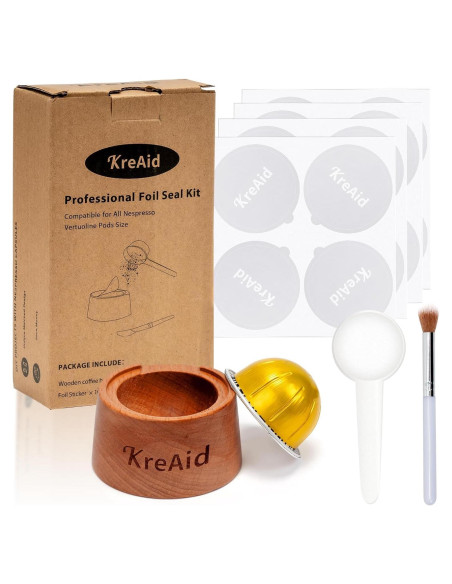 Kit de Cápsulas Reutilizables KreAid para Nespresso Vertuo Kit de Cápsulas Reutilizables KreAid para Nespresso Vertuo