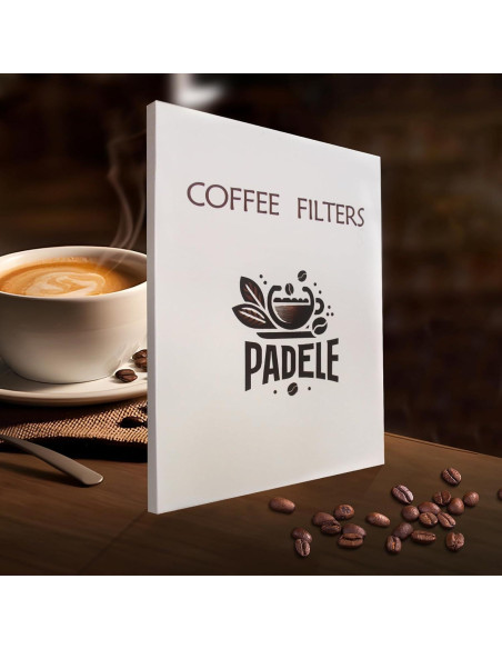 Filtros de café PADELE 300 unidades tamaño 02 papel natural Filtros de café PADELE 300 unidades tamaño 02 papel natural