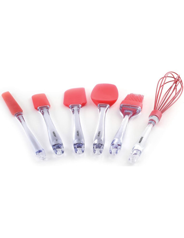 Espátula de Silicona Norpro 26.5cm Roja para Glaseado