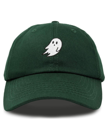 Gorra de papá bordada fantasma DALIX 100% algodón ajustable