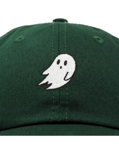 Gorra de papá bordada fantasma DALIX 100% algodón ajustable