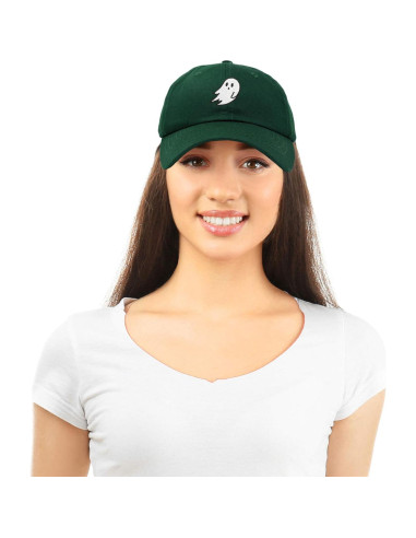 Gorra de papá bordada fantasma DALIX 100% algodón ajustable