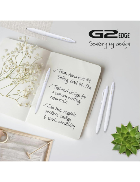 Bolígrafos de Gel Pilot G2 Edge Blanco 0.7 mm - Caja 8 Unidades Bolígrafos de Gel Pilot G2 Edge Blanco 0.7 mm - Caja 8 Unidades