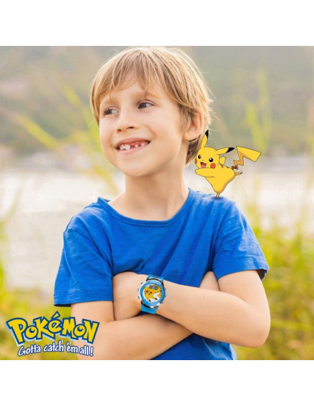 Reloj Digital Pokémon para Niños con LED - Pikachu y Amigos Reloj Digital Pokémon para Niños con LED - Pikachu y Amigos