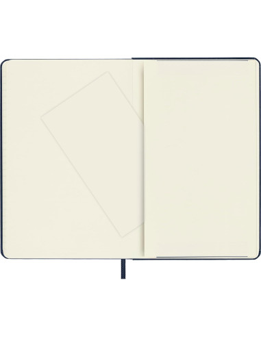 Cuaderno Moleskine Clásico Mediano Rayado Azul Zafiro 208 Páginas