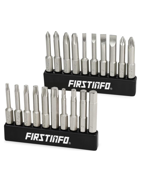 Set de Puntas de Destornillador Firstinfo H5199D - 20 Piezas Acero S2 Set de Puntas de Destornillador Firstinfo H5199D - 20 Piezas Acero S2