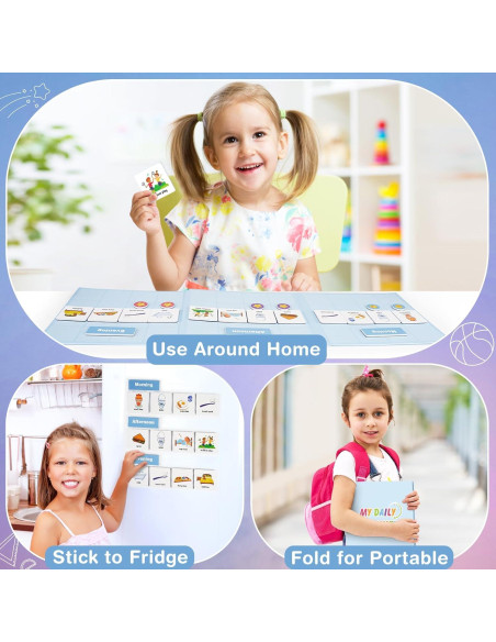 Joyreal Programa Visual Magnético para Niños - Tabla de Rutinas y Tareas Joyreal Programa Visual Magnético para Niños - Tabla de Rutinas y Tareas