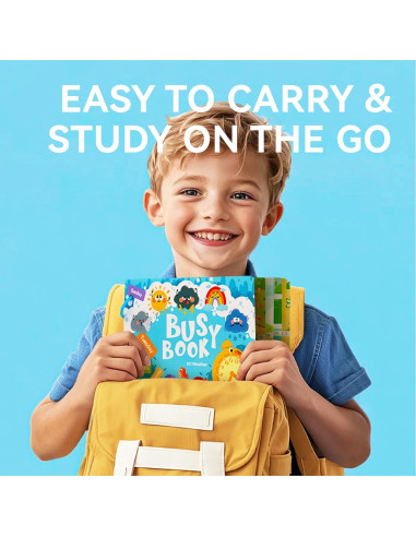 Libro Ocupado Dotimo para Niños 3-8 Años Clima y Aprendizaje