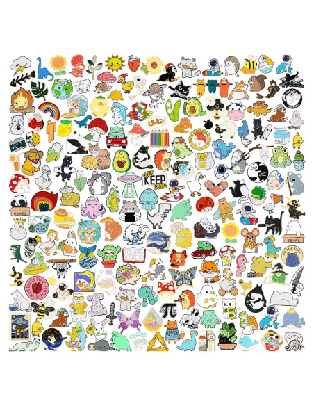 Conjunto de 20 Pines de Esmalte Divertidos para Mochilas Conjunto de 20 Pines de Esmalte Divertidos para Mochilas