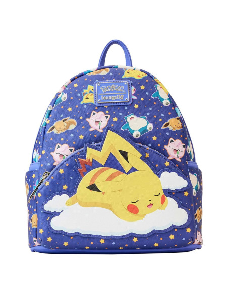 Mochila Mini Loungefly Pikachu Durmiendo 3.28L Mochila Mini Loungefly Pikachu Durmiendo 3.28L