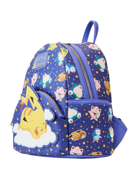 Mochila Mini Loungefly Pikachu Durmiendo 3.28L Mochila Mini Loungefly Pikachu Durmiendo 3.28L