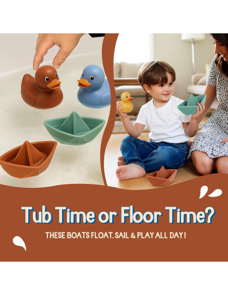 Set de Juguetes de Baño ROHSCE para Bebés - 6 Piezas Set de Juguetes de Baño ROHSCE para Bebés - 6 Piezas