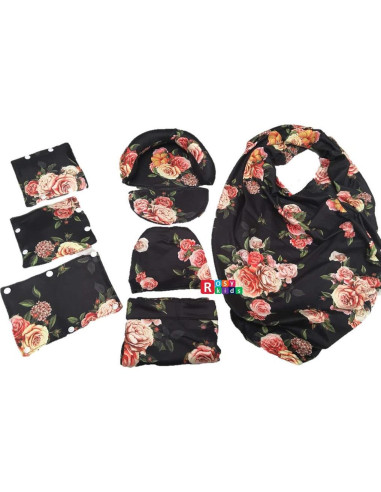 Conjunto Ultimate 9 Piezas Funda Asiento Auto Bebé 30JY02