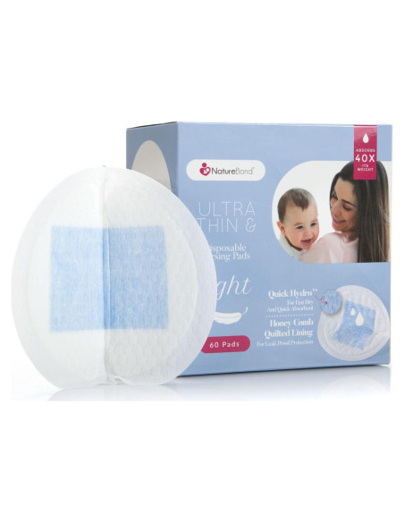 NatureBond Almohadillas Desechables para Lactancia 60 Piezas NatureBond Almohadillas Desechables para Lactancia 60 Piezas