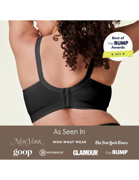 Sujetador de Lactancia Bravado Body Silk Sin Costuras Negro Pequeño Sujetador de Lactancia Bravado Body Silk Sin Costuras Negro Pequeño