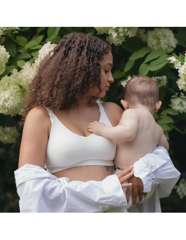 Sujetador de Lactancia Bravado Body Silk Sin Costuras Negro Pequeño