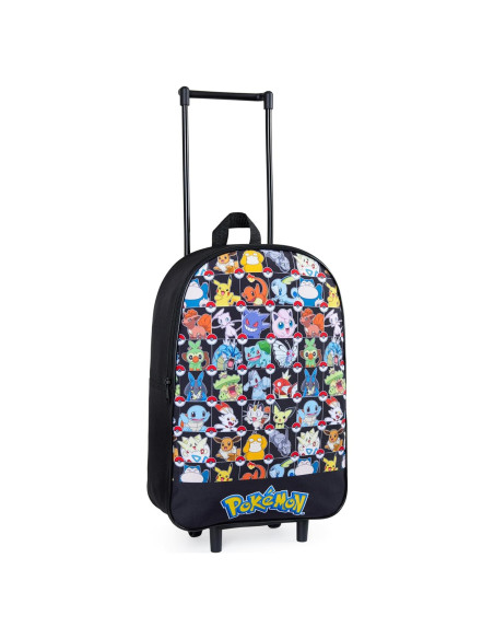 Maleta Plegable para Niños Pokemon 39cm 10.5L Negra Maleta Plegable para Niños Pokemon 39cm 10.5L Negra
