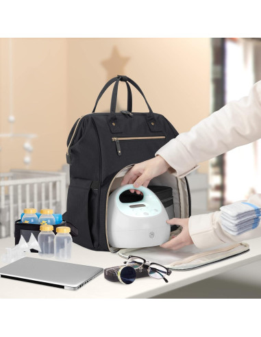 Mochila para Sacaleches Damero Nylon Resistente al Agua 39.62 cm