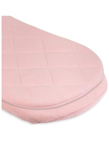 Sábana de Cuna Rosa Ely's & Co. 100% Algodón Jersey Impermeable