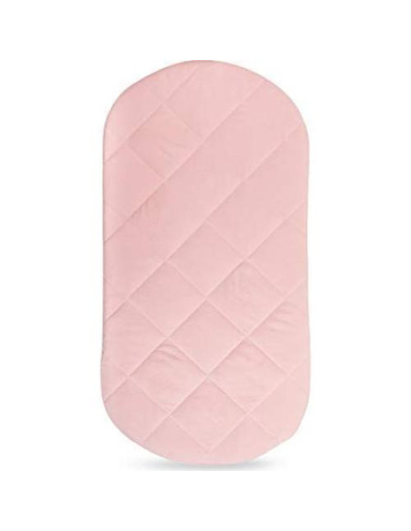 Sábana de Cuna Rosa Ely's & Co. 100% Algodón Jersey Impermeable Sábana de Cuna Rosa Ely's & Co. 100% Algodón Jersey Impermeable