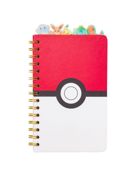Cuaderno de Anillas Pokemon Pokeball Starters 12.7x20.3cm Cuaderno de Anillas Pokemon Pokeball Starters 12.7x20.3cm