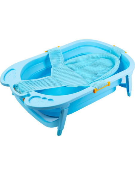 Asiento de Baño para Bebés YiBTS4 - Malla Antideslizante Azul Asiento de Baño para Bebés YiBTS4 - Malla Antideslizante Azul