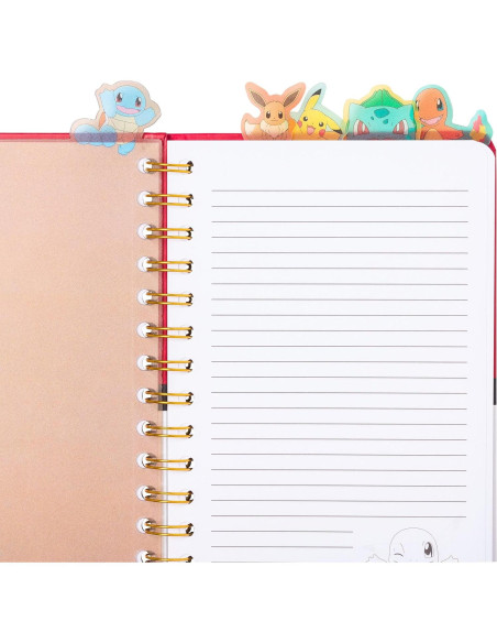 Cuaderno de Anillas Pokemon Pokeball Starters 12.7x20.3cm Cuaderno de Anillas Pokemon Pokeball Starters 12.7x20.3cm